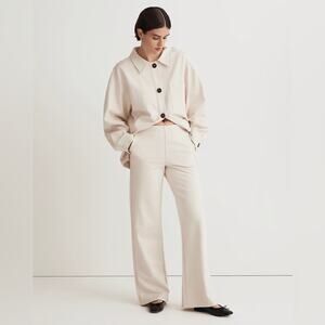 Madewell Ponte Wide-Leg Pants